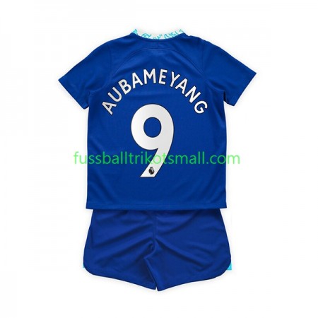 Fußballtrikots Chelsea Aubameyang 9 Kinder 2022-2023 Kurzarm Heimtrikotsatz kaufen